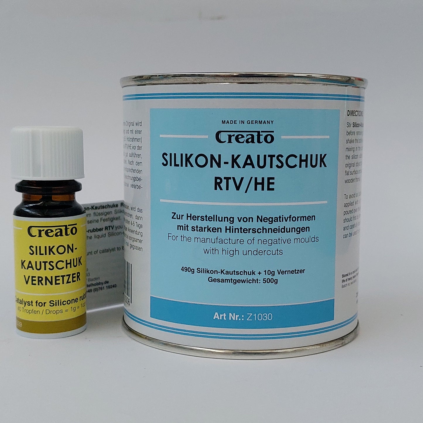 Silikon Kautschuk RTV-HE 500g, inclusive Vernetzer