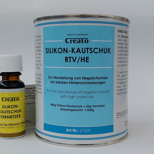 Silikon Kautschuk RTV-HE 1000g, inclusive Vernetzer