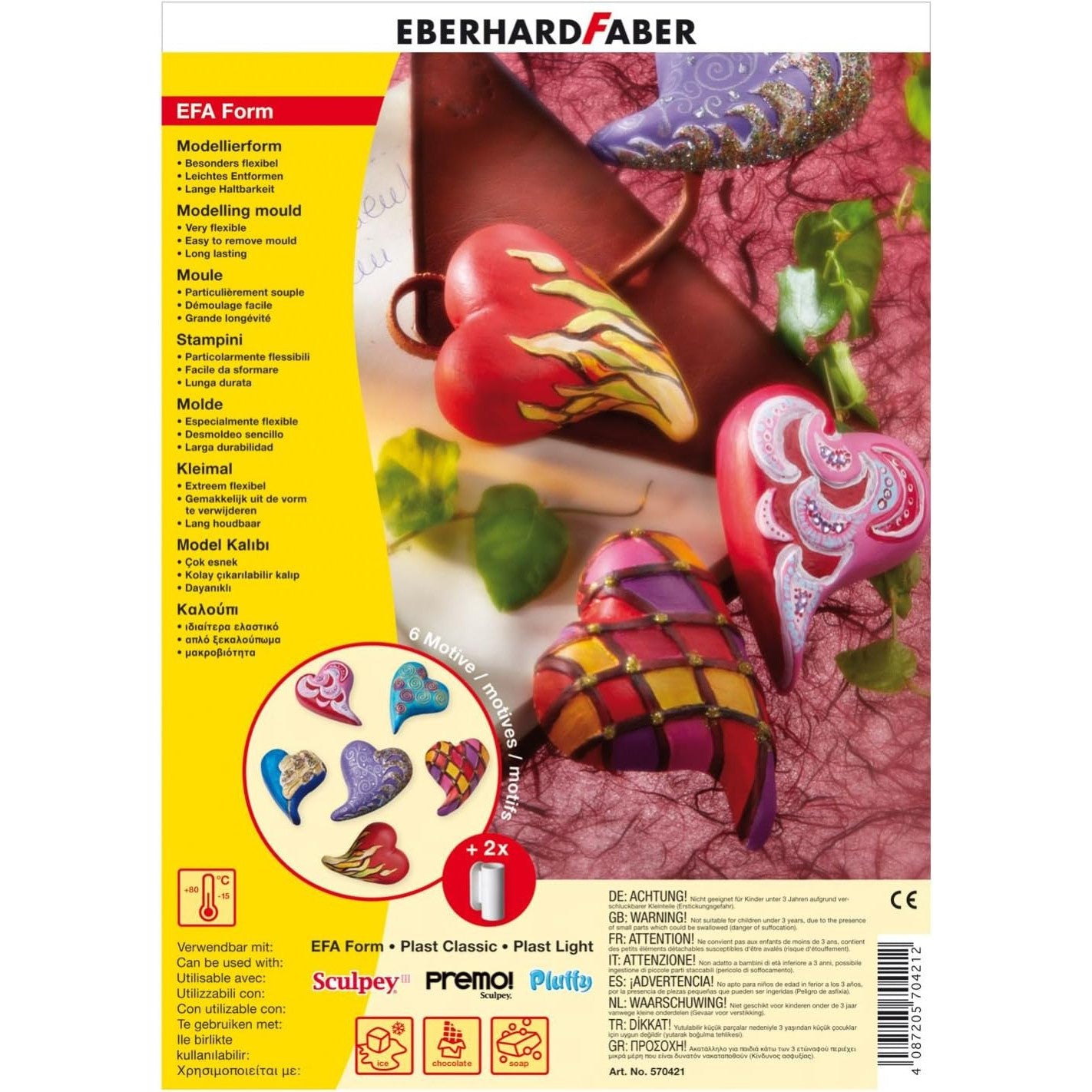 EFAFORM Modellierform "Herzen"