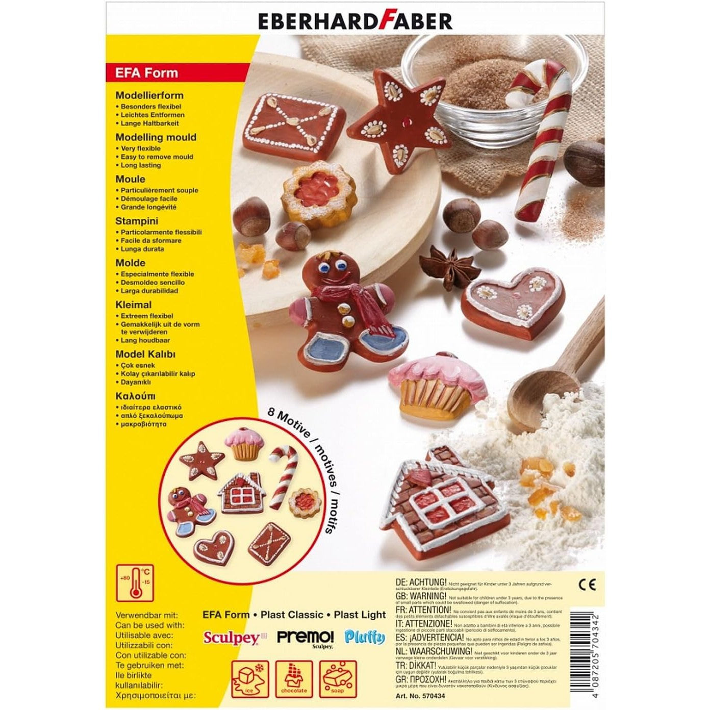 EFAFORM Modellierform "Weihnachtsgebäck"