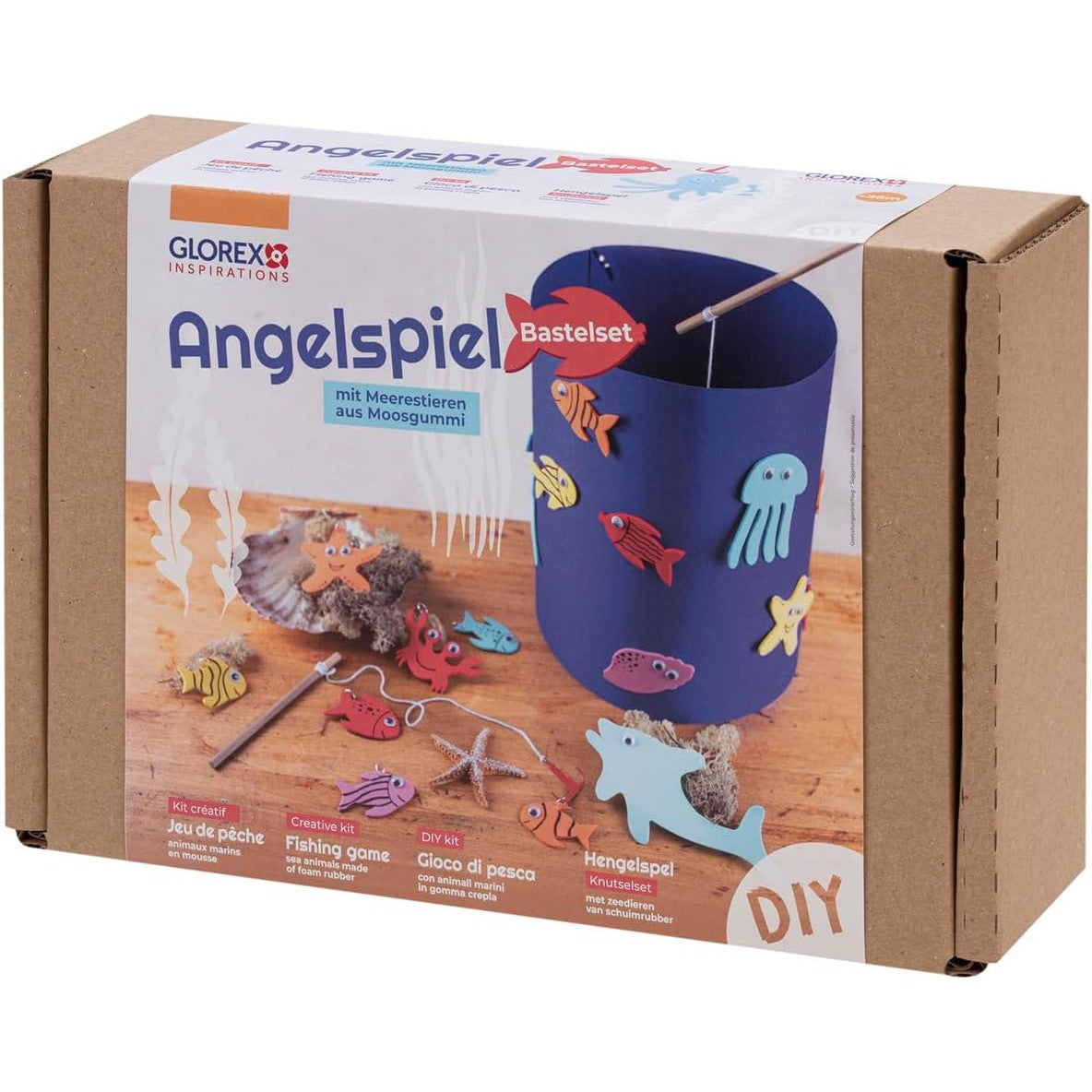 Bastelset Angelspiel mit Meerestieren