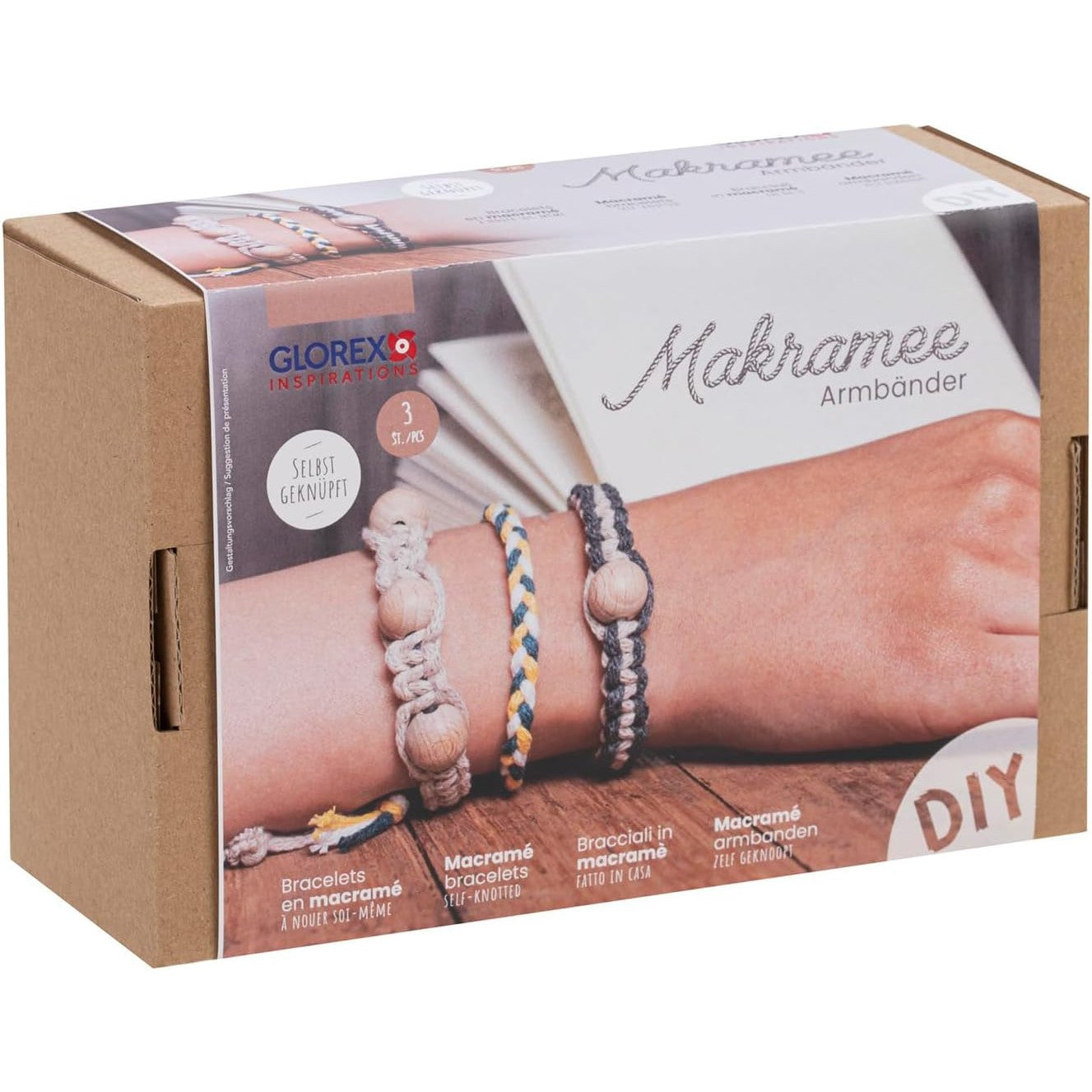 Bastelset Makramee Armbänder
