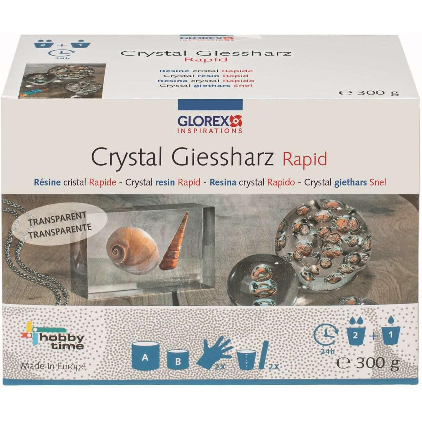 Crystal-Giessharz 300g Rapid