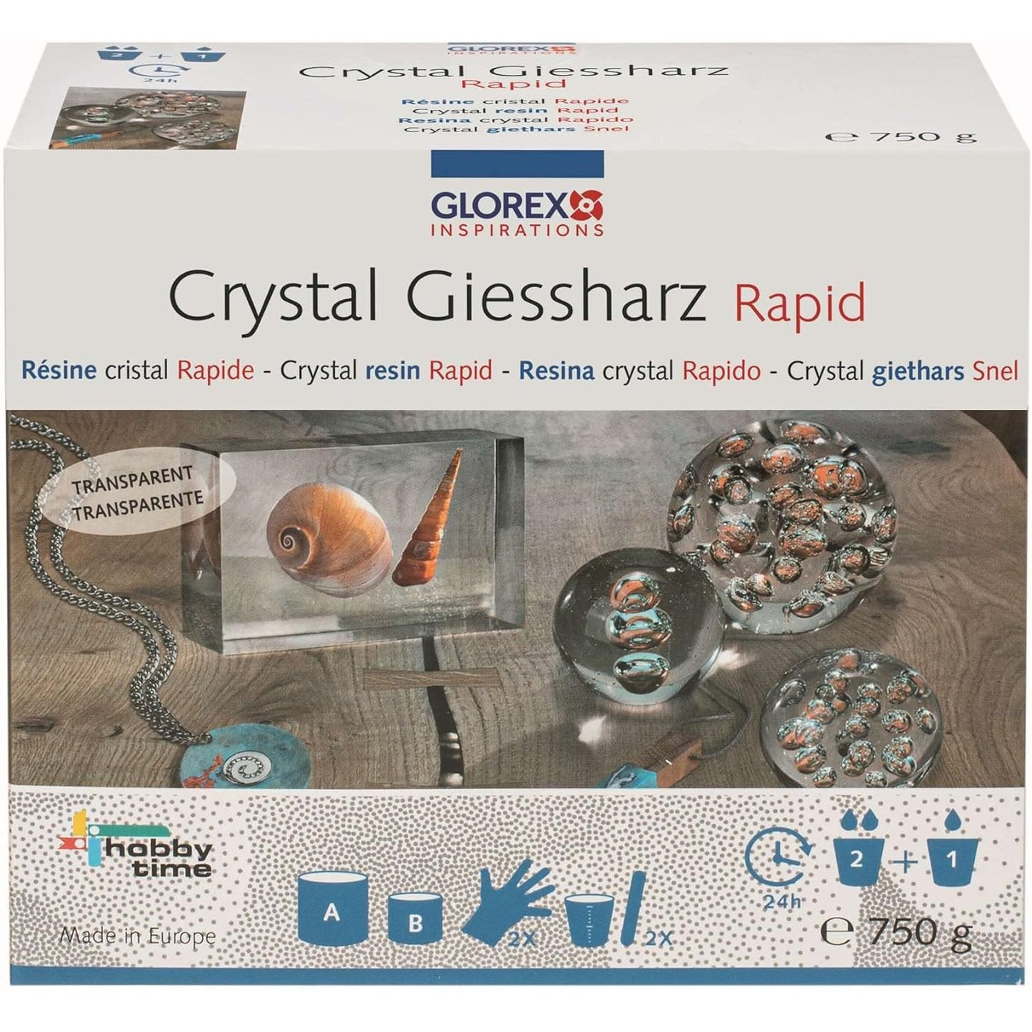 Crystal-Giessharz 750g Rapid