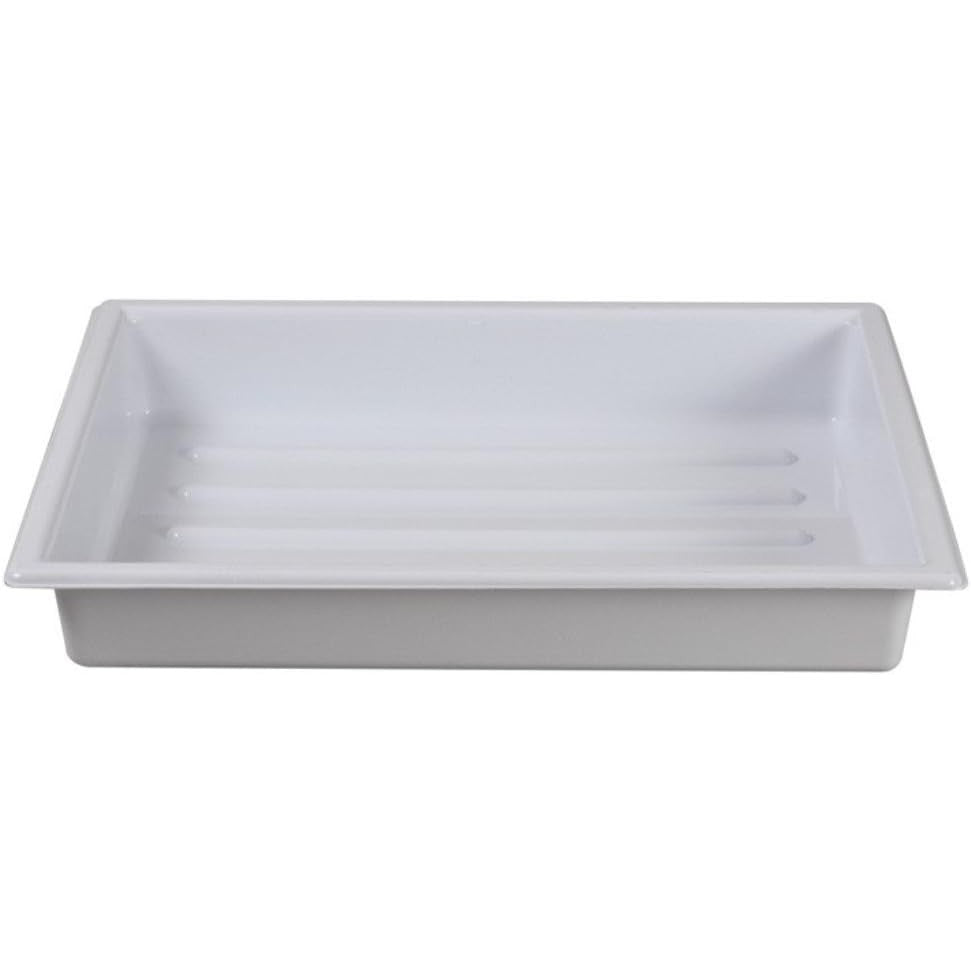 Marmorierwanne für DIN A 4, 376 x 276mm, PVC weiss 1,0mm