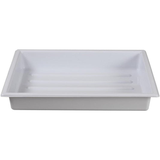 Marmorierwanne für DIN A 4, 376 x 276mm, PVC weiss 1,0mm