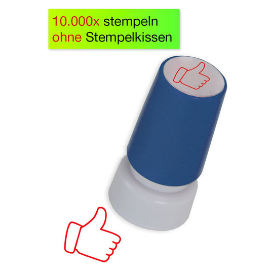 TimeTex Siebdruck-Stempel "Perpetuum", "Daumen modern"