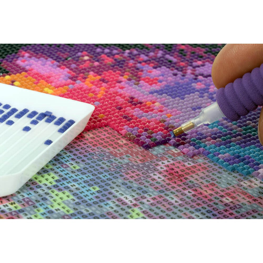 Frosch mit Brille - Dimond Painting