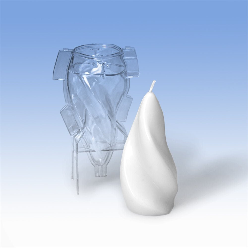 Kerzengießform Flammen 7,0 x 13,54 cm
