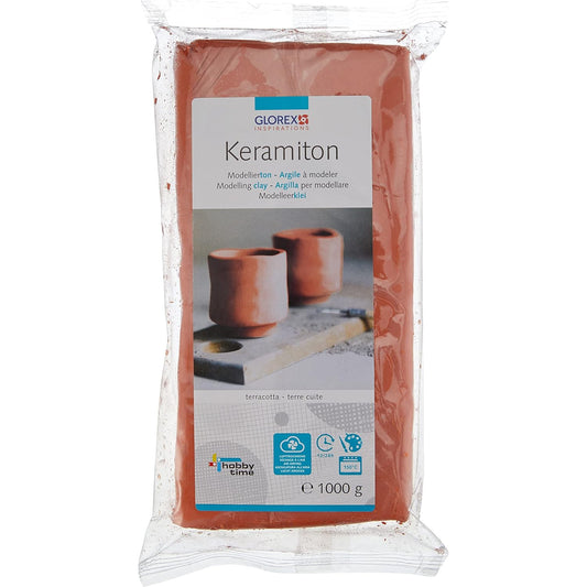 Keramiton, terracotta 1000g Modellierton