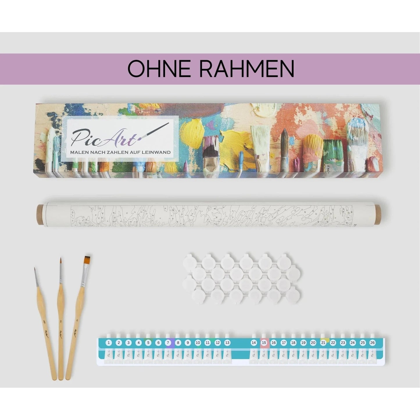 Margeriten, Wiese - Malen nach Zahlen