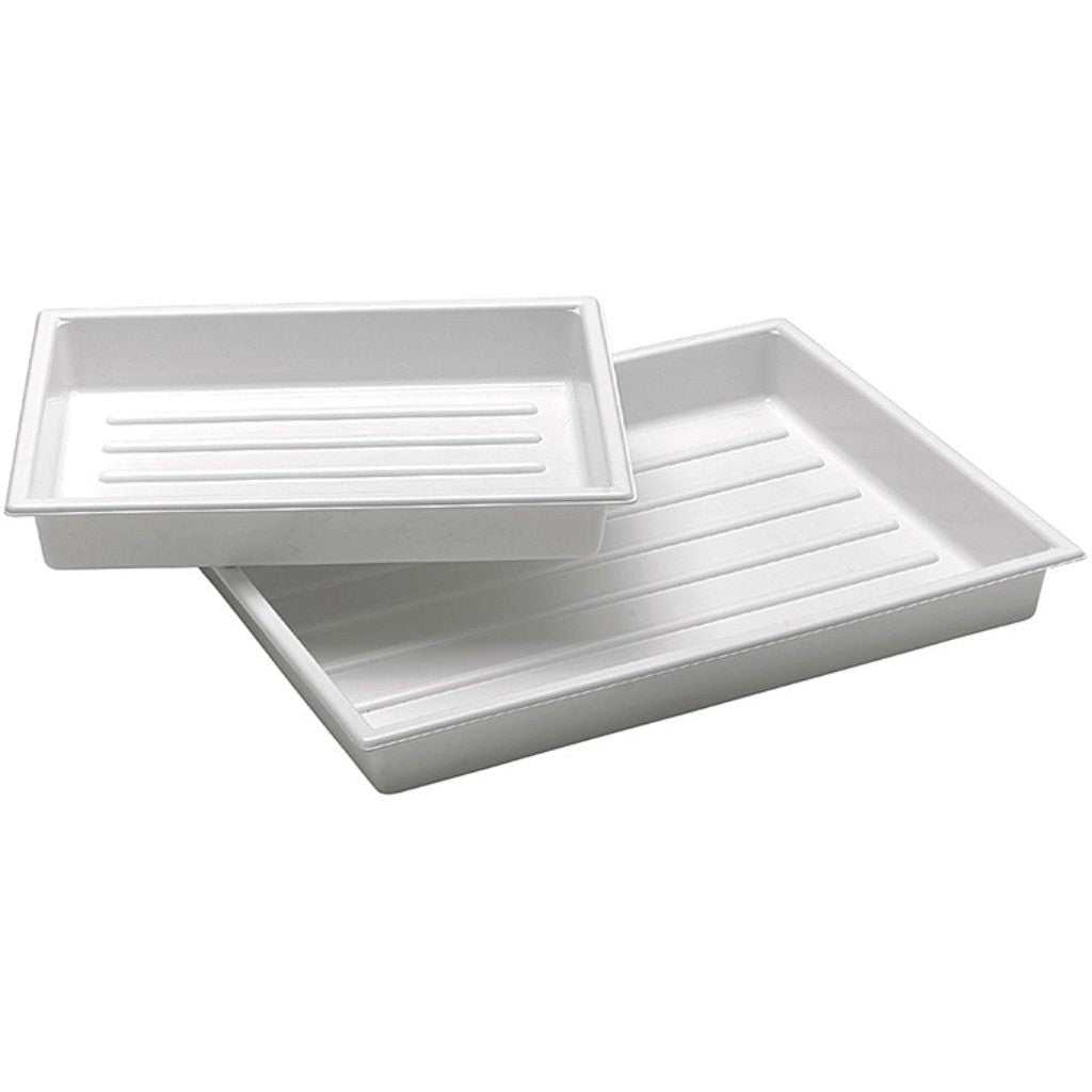 Marmorierwanne für DIN A 4, 376 x 276mm, PVC weiss 1,0mm