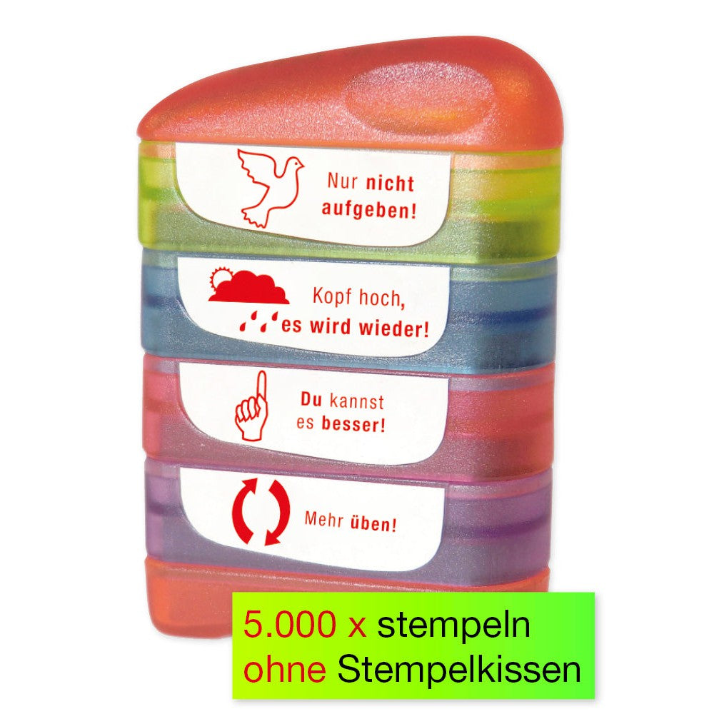 TimeTEX Set Siebdruck-Stempel "Perpetuum", Nicht aufgeben