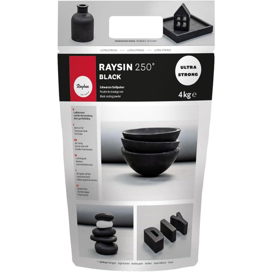 Gießpulver Raysin 250, schwarz,  Beutel 4 kg