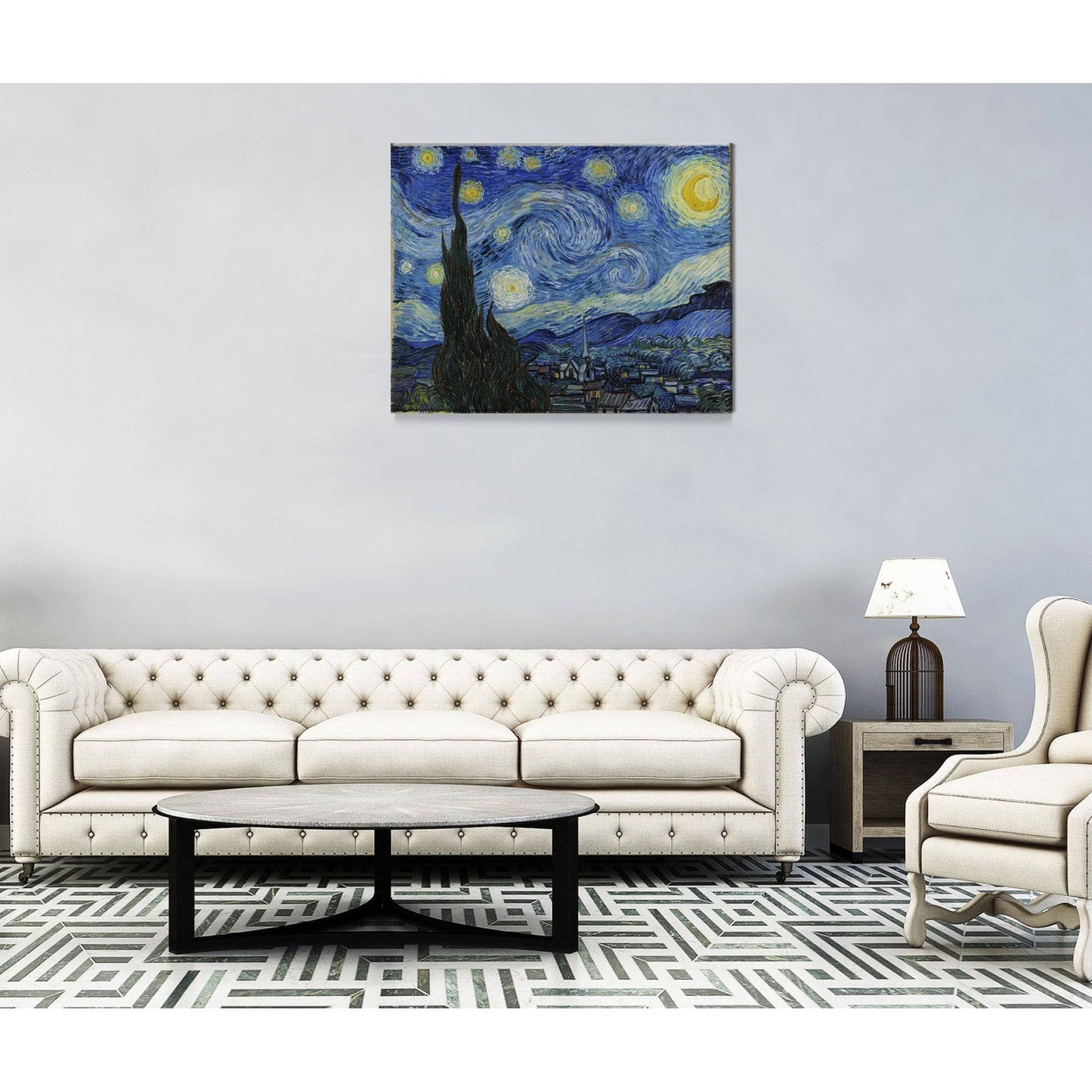 Vincent van Gogh, Sternenhimmel - Malen nach Zahlen