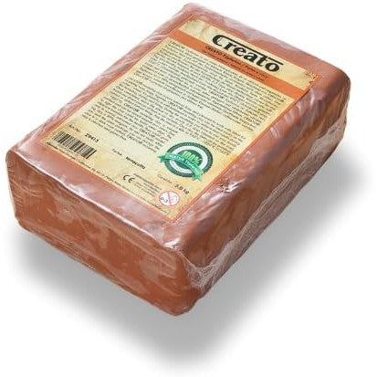 Töpferton terrakotta 5 kg unschmottiert