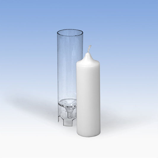 Kerzengießform Zylinder mit Glockenspitze 4,0 x 12,3