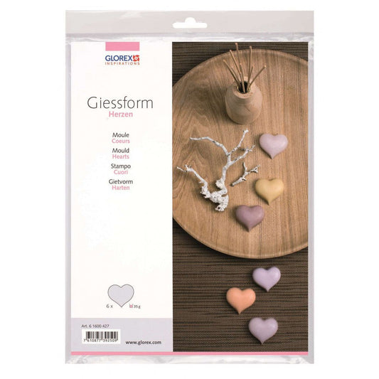 Giessform Herzen