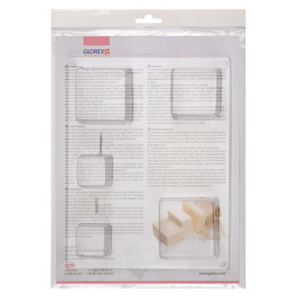 Giessform quadratisch 4St 35 - 65mm