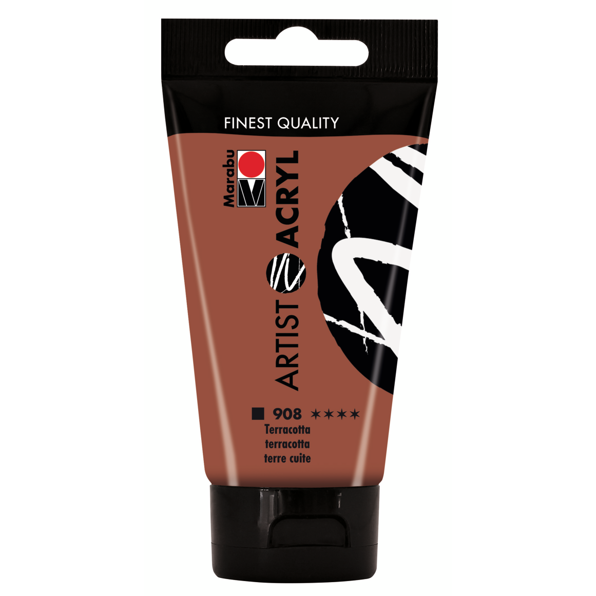 Marabu Artist Acryl, Terracotta 908, 75 ml