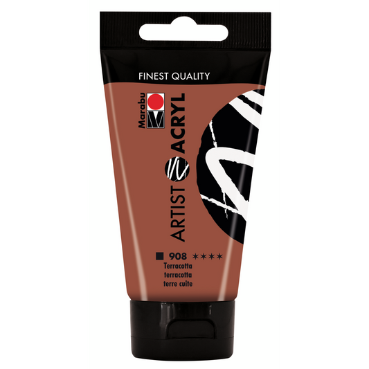Marabu Artist Acryl, Terracotta 908, 75 ml