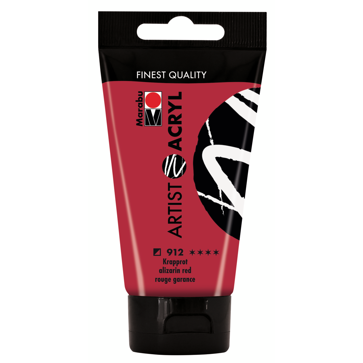 Marabu Artist Acryl, Krapprot 912, 75 ml