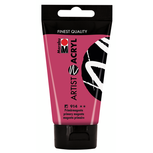 Marabu Artist Acryl, Primärmagenta 914, 75 ml