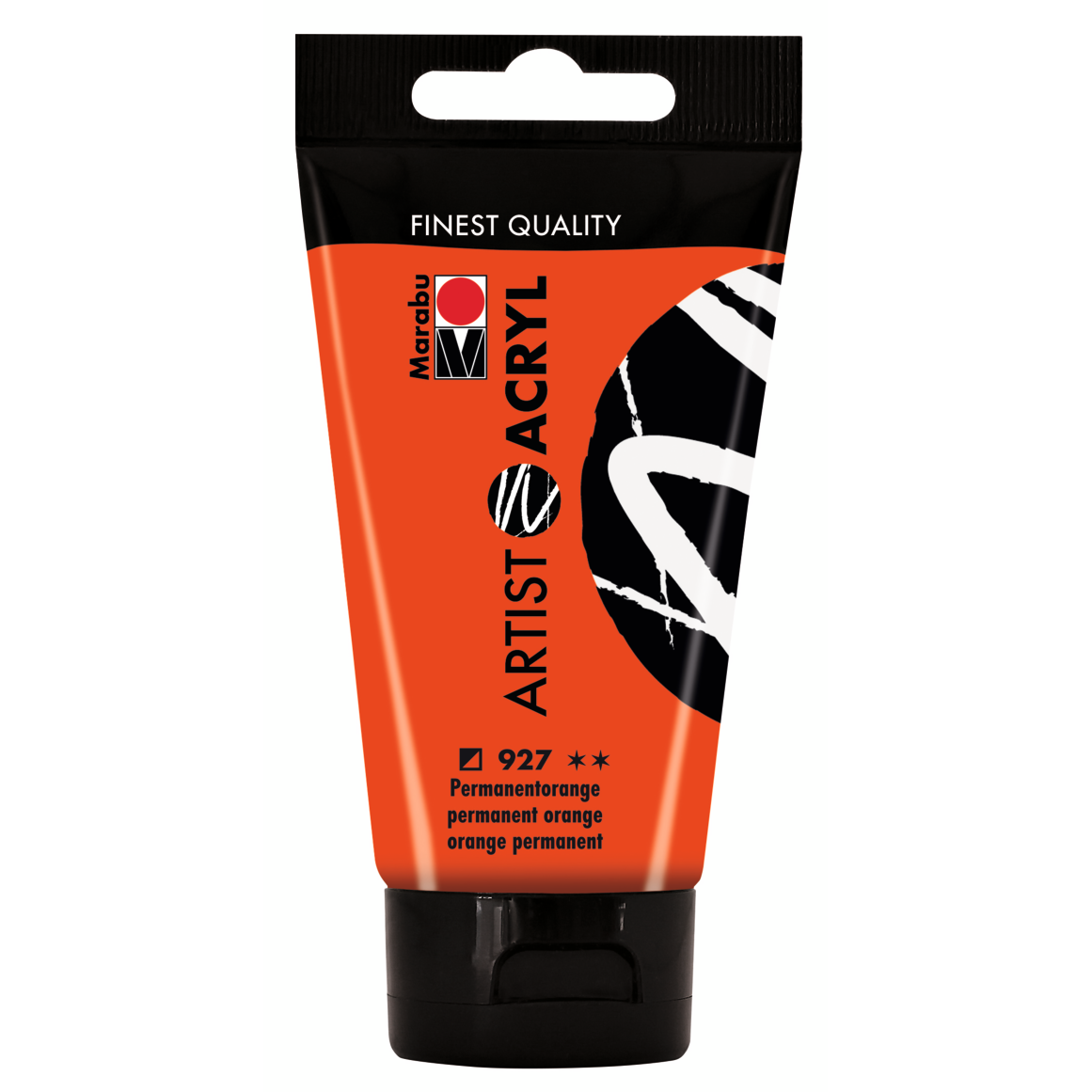 Marabu Artist Acryl, Permanentorange 927, 75 ml