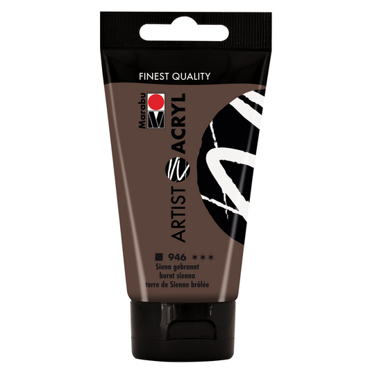 Marabu Artist Acryl, Siena gebrannt 946, 75 ml