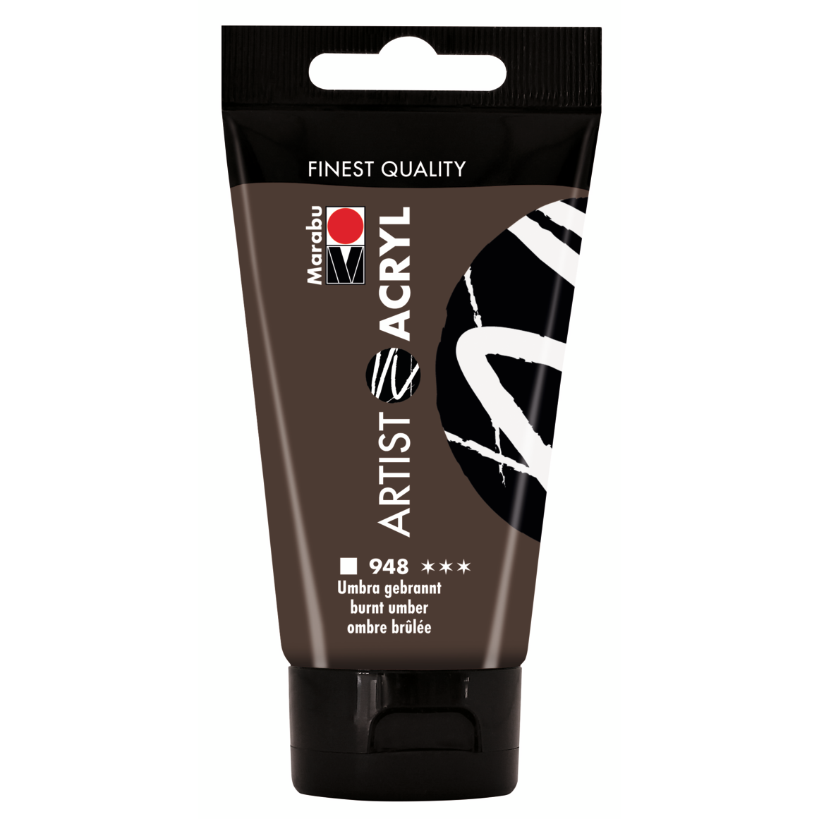Marabu Artist Acryl, Umbra gebrannt 948, 75 ml