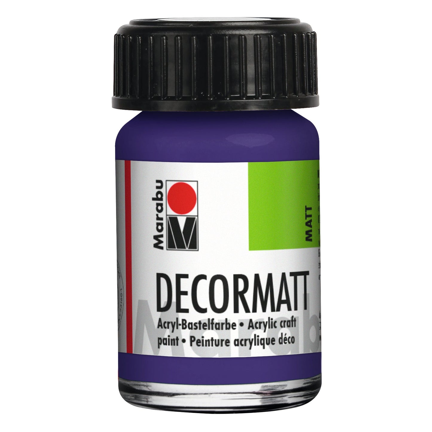 Marabu Decormatt Acryl, Violett dunkel 051, 15 ml