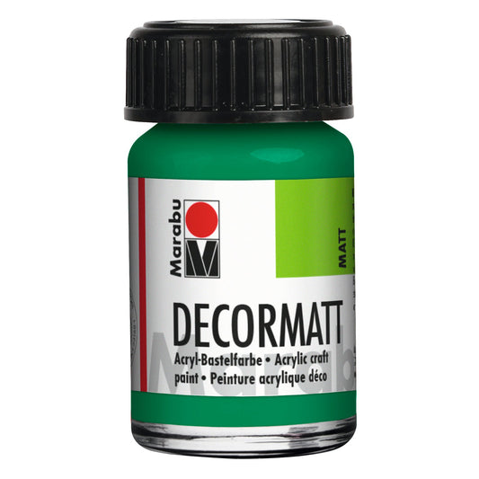 Marabu Decormatt Acryl, Saftgrün 067, 15 ml