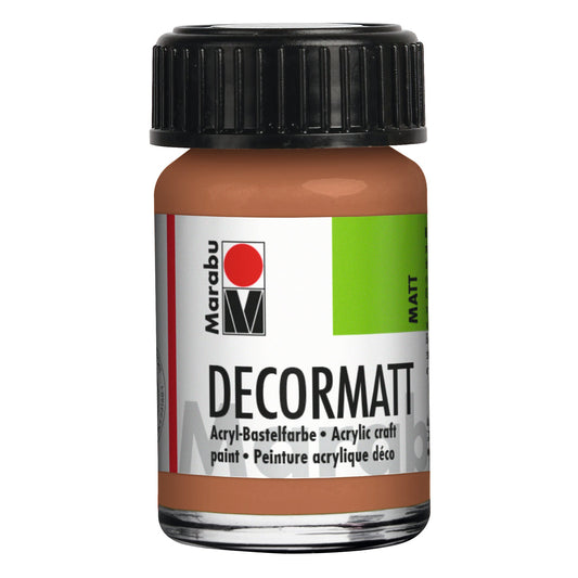 Marabu Decormatt Acryl, Metallic-Kupfer 787, 15 ml