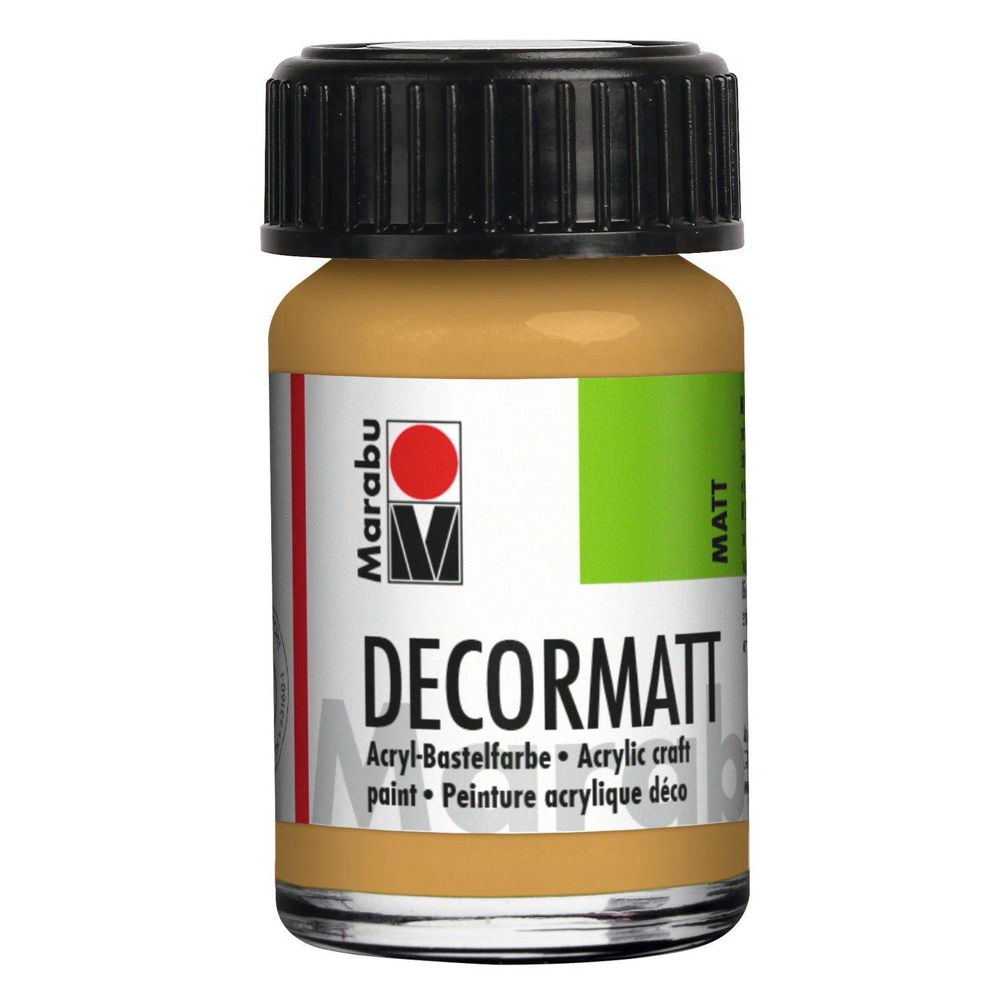 Marabu Decormatt Acryl, Metallic-Gold 784, 15 ml