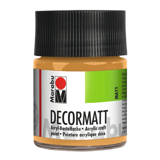 Marabu Decormatt Acryl, Metallic-Gold 784, 50 ml