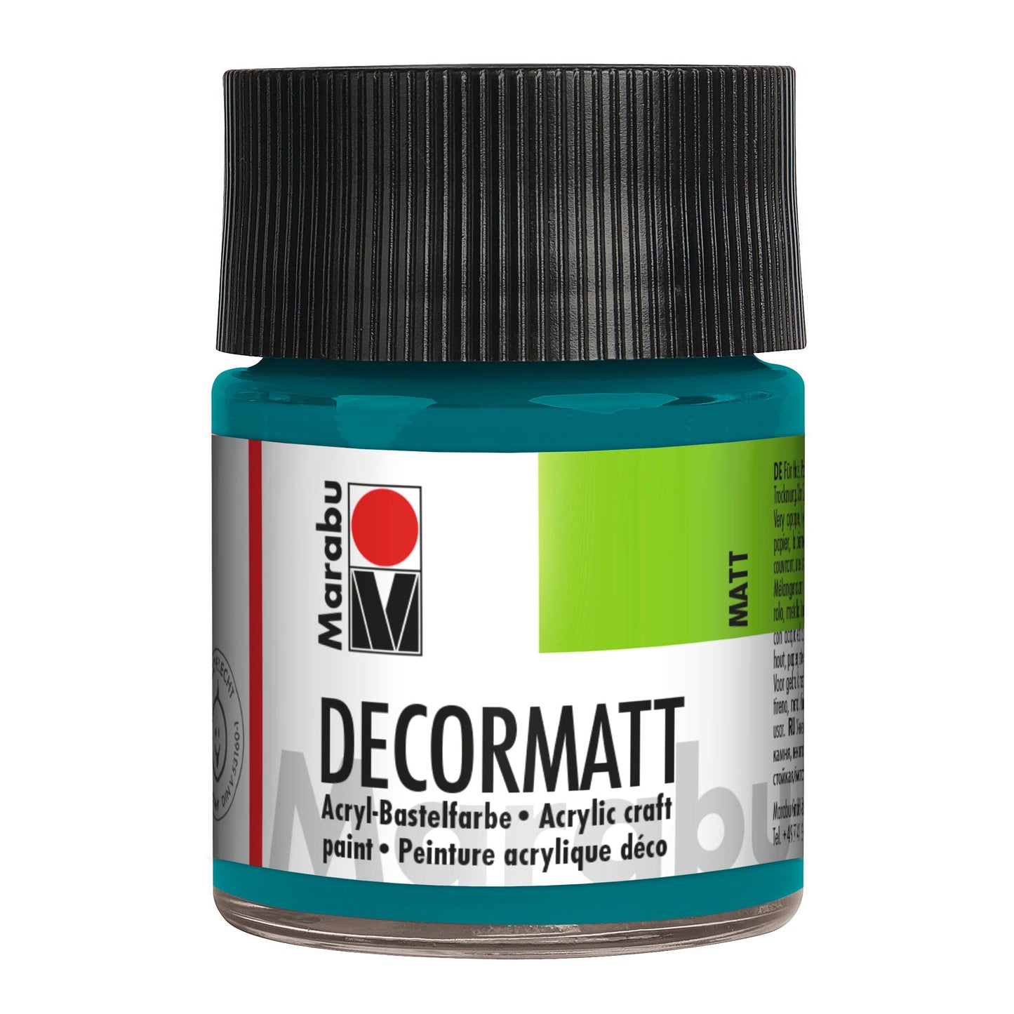 Marabu Decormatt Acryl, Türkis 290, 50 ml