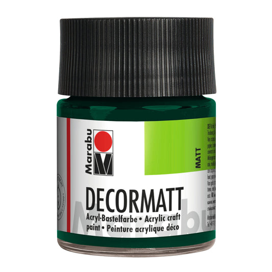 Marabu Decormatt Acryl, Tannengrün 075, 50 ml