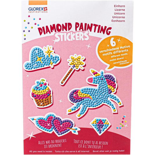 Diamond Painting Stickers Einhorn