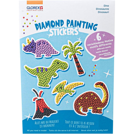 Diamond Painting Stickers Dino