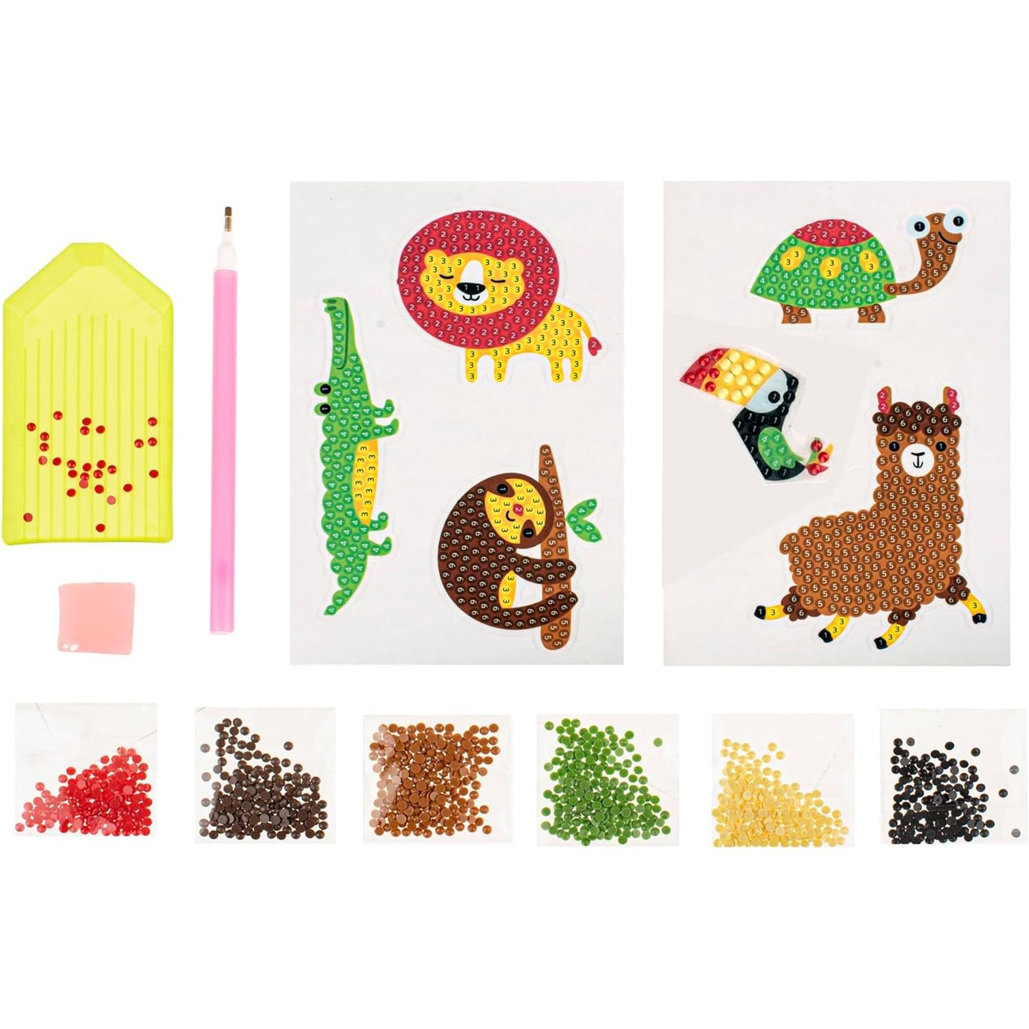 Diamond Painting Stickers Tiere