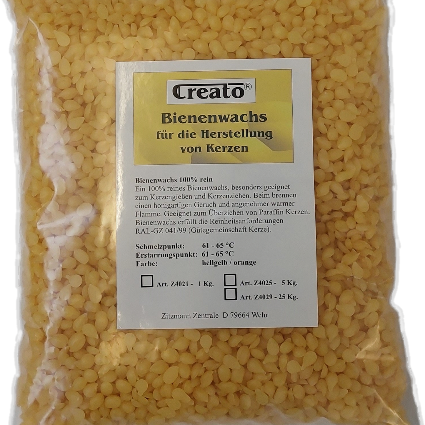 Bienenwachs 100%, 5 kg