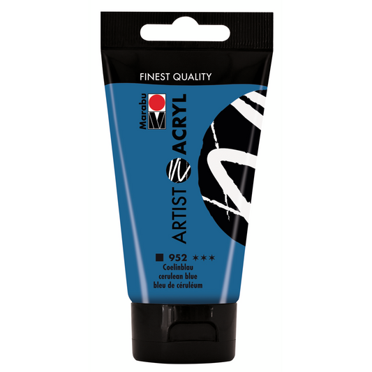 Marabu Artist Acryl, Coelinblau 952, 75 ml