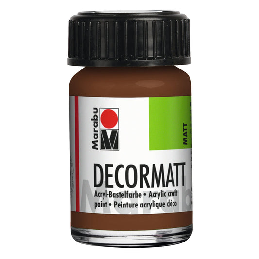 Marabu Decormatt Acryl, Hellbraun 047, 15 ml