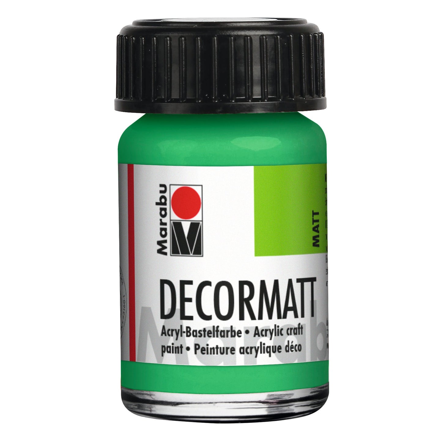 Marabu Decormatt Acryl, Hellgrün 062, 15 ml