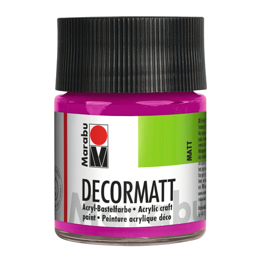 Marabu Decormatt Acryl, Magenta 014, 50 ml