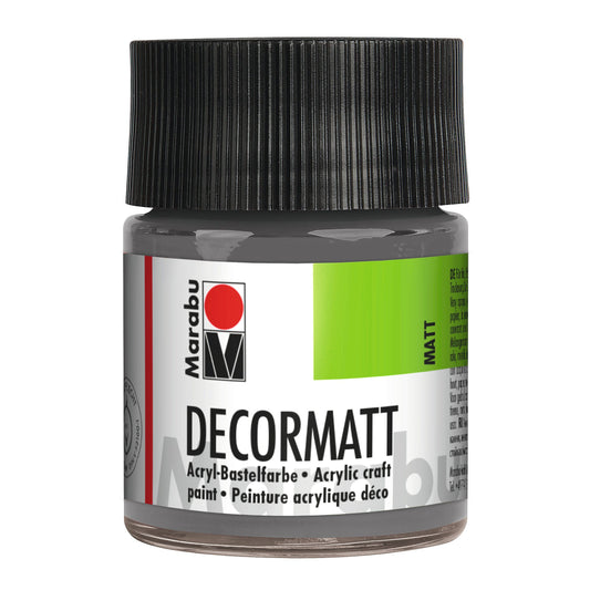 Marabu Decormatt Acryl, Hellgrau 278, 50 ml