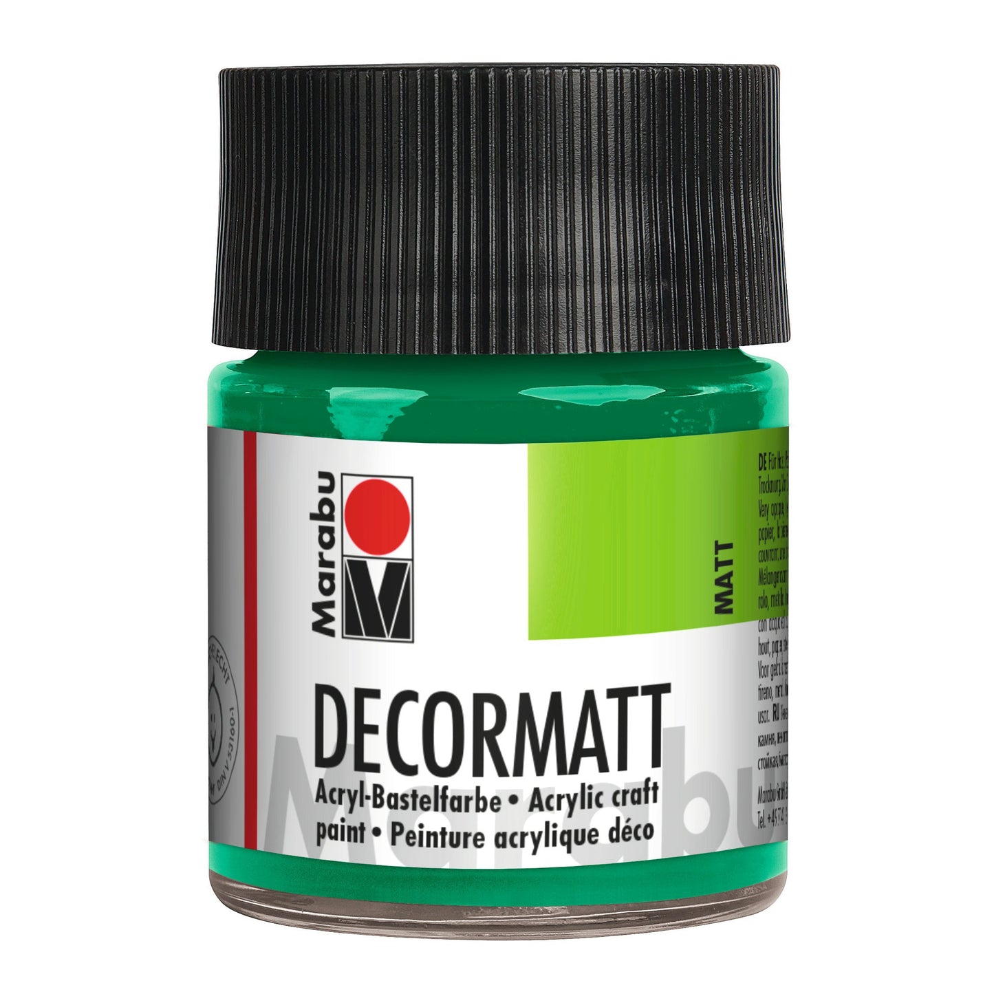 Marabu Decormatt Acryl, Saftgrün 067, 50 ml