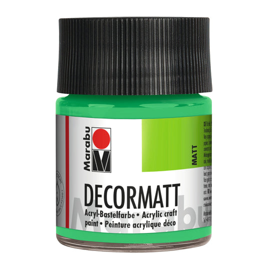 Marabu Decormatt Acryl, Hellgrün 062, 50 ml