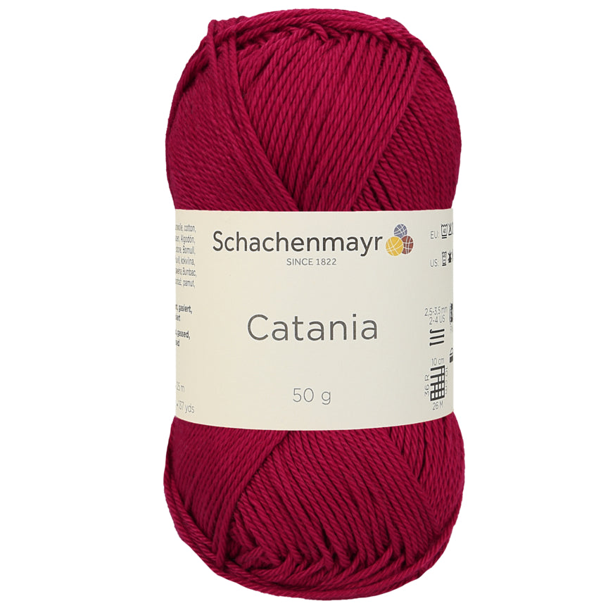 Schachenmayr Catania 50g, weinrot